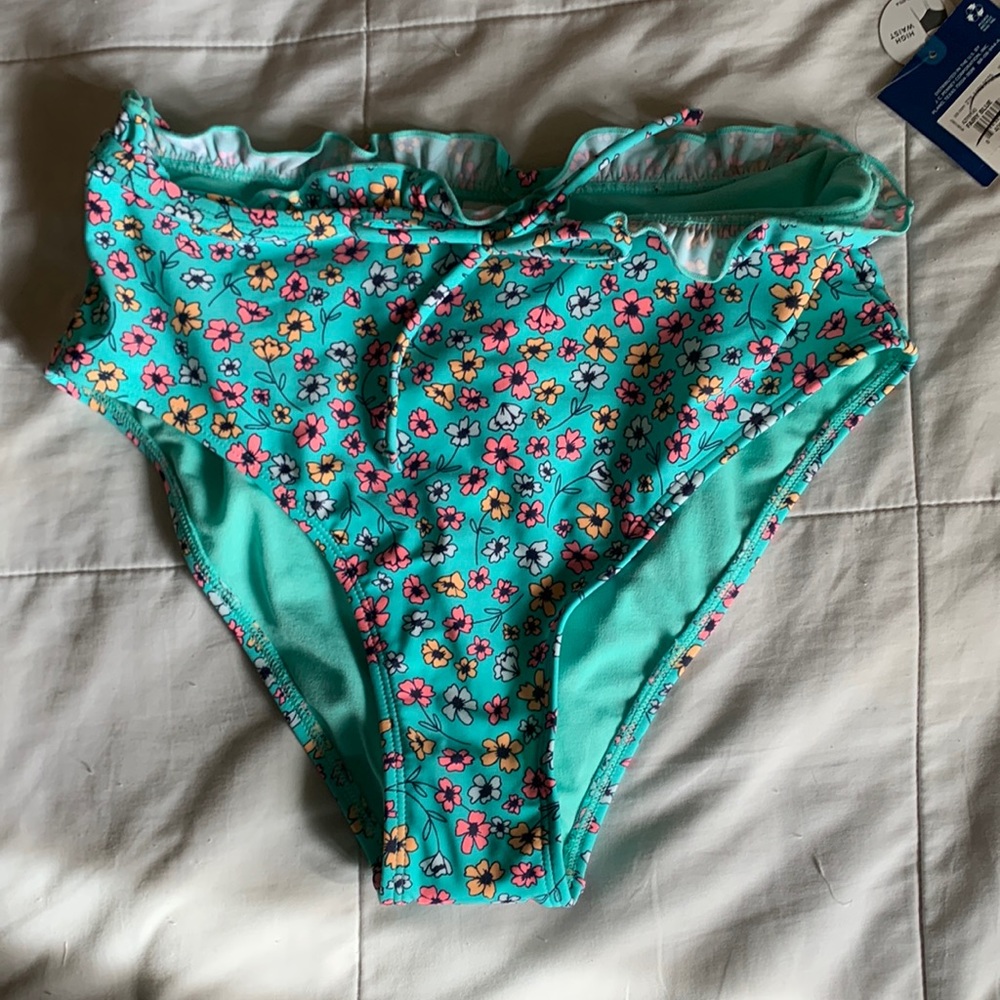 High waisted bikini bottoms